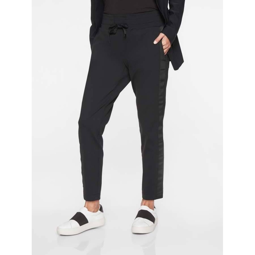 Athleta Womens Metro Knit Ankle‎ Pants Size M Tall Black Activewear Athleisure